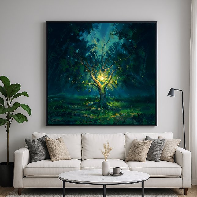 Träd Lantern - Impressionistisk Stil-naturkonst Poster (Skapare uppladdad)
