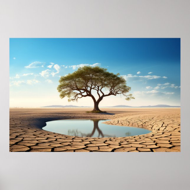 Träd Life Enchanting Tranquil Nature Poster (Framsidan)