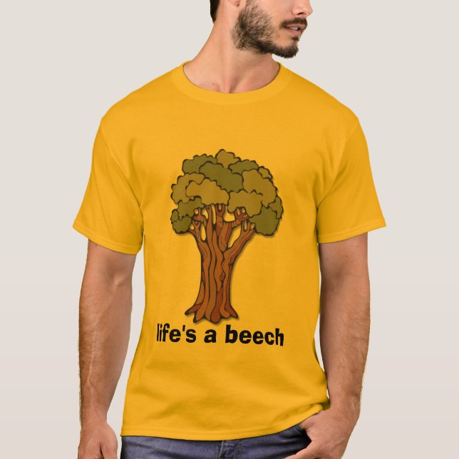 Träd liv är ett bokträd t-shirt (Framsida)