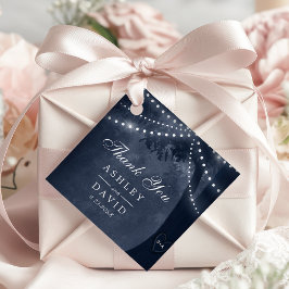 Träd, Ljus i flotta, Initialer Bröllop Gåvor Etiketter