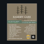 Träd Logotyp - Träd Surgeon - Arborist Flygblad<br><div class="desc">Träd Logotyp - Träd Surgeon - Arborist Advertising Flyer från Affärskortet Store.</div>