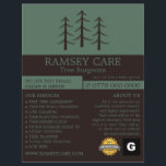 Träd Logotyp - Träd Surgeon - Arborist Reklamblad<br><div class="desc">Träd Logotyp - Träd Surgeon - Arborist Advertising Flyer från Affärskortet Store.</div>