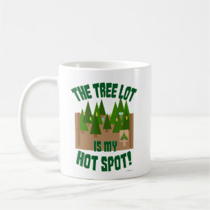 Träd Lot är min Hett Spot Helgdag Design T-Shirt Kaffemugg