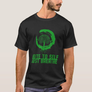 Träd Löv Breathe Zen Yoga Buddha Meditation Chakr T Shirt