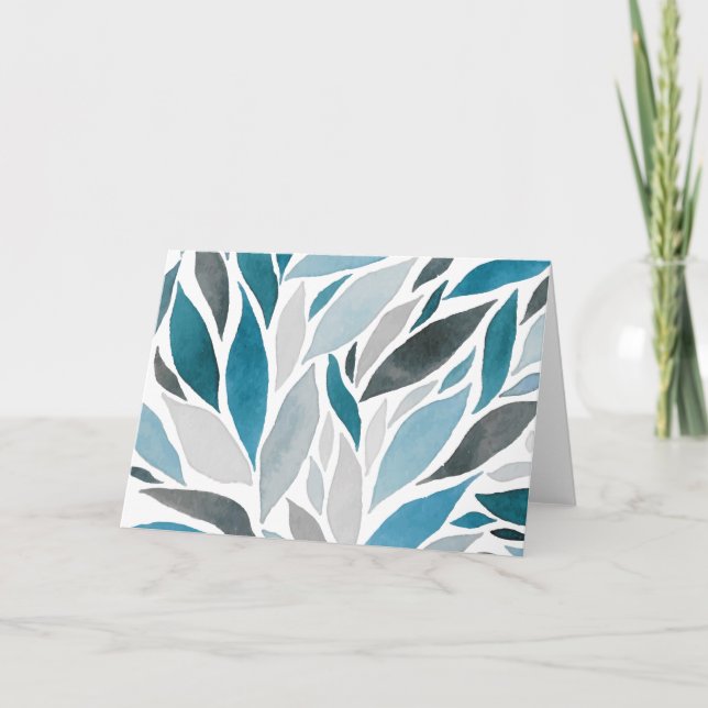 träd löv kort (Framsida)