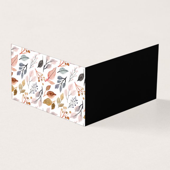 träd löv kort (Utsida)