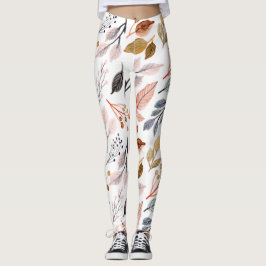 träd löv leggings