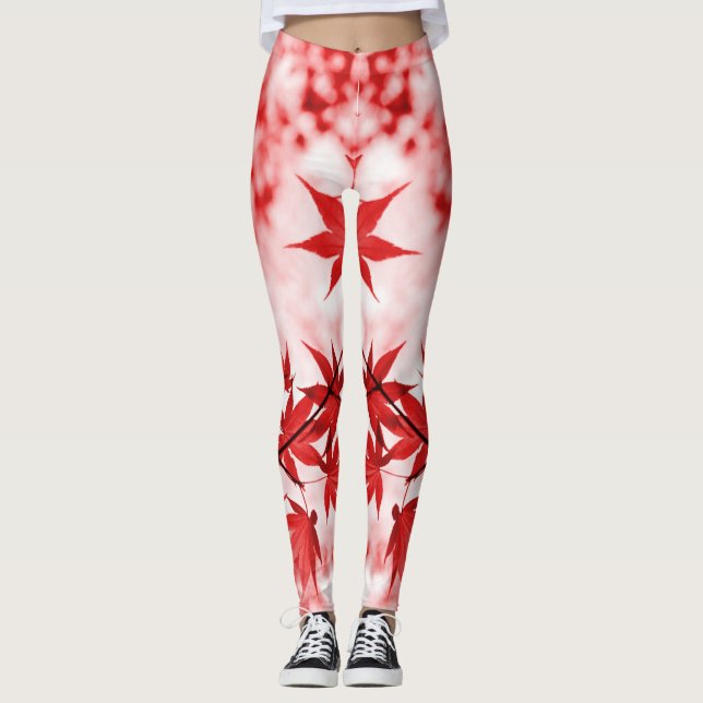Träd Lövs Design-29997 Leggings (Framsida)