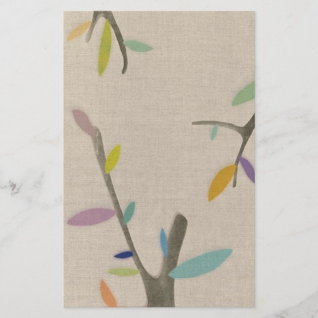 Träd-mall Brevpapper (Framsida)