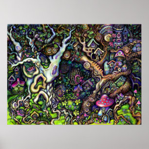 Träd Marianne O Art Skriv ut Poster