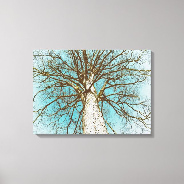 Träd med Grenar Canvastryck (Framsida)
