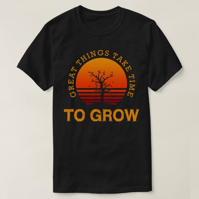 Träd med litet Löv T Shirt (Design framsida)