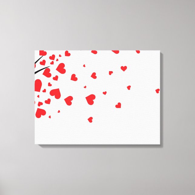 Träd med Löv Canvastryck (Framsida)