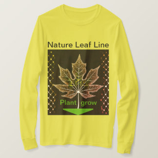 Träd med Löv-nätutformning - naturnära - T Shirt