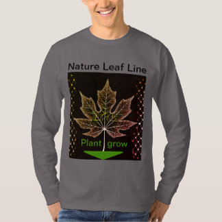 Träd med Löv-nätutformning - naturnära - T Shirt