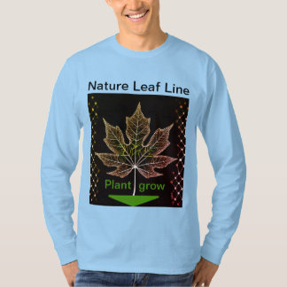 Träd med Löv-nätutformning - naturnära - T Shirt