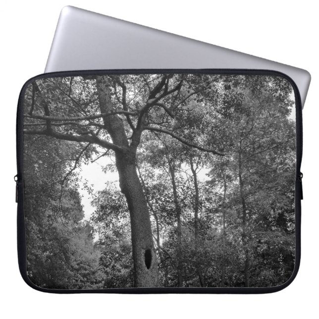Träd med Mysterious Hål Laptop Fodral (Framsidan)