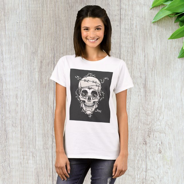Tråd med skulltråd t shirt (Skapare uppladdad)