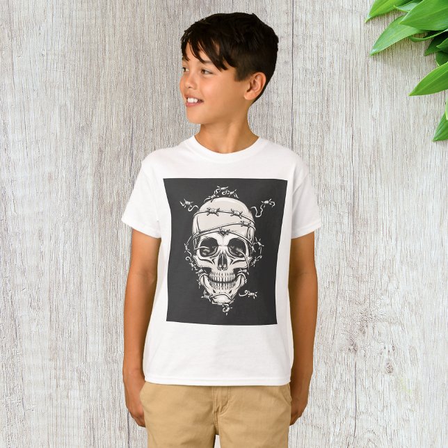 Tråd med skulltråd t shirt (Skapare uppladdad)
