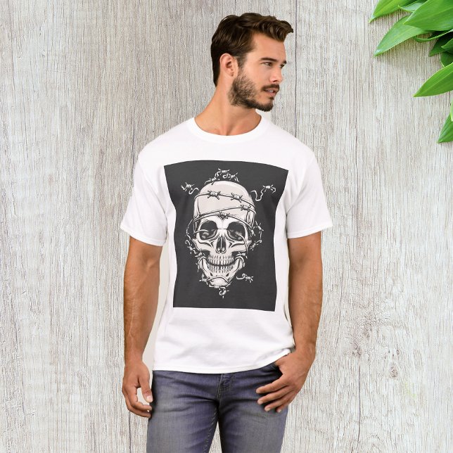 Tråd med skulltråd t shirt (Skapare uppladdad)