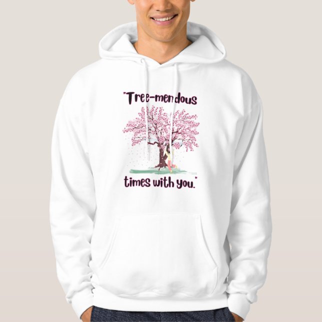 TRÄD MENDUS QUOTE HOODIE (Framsida)