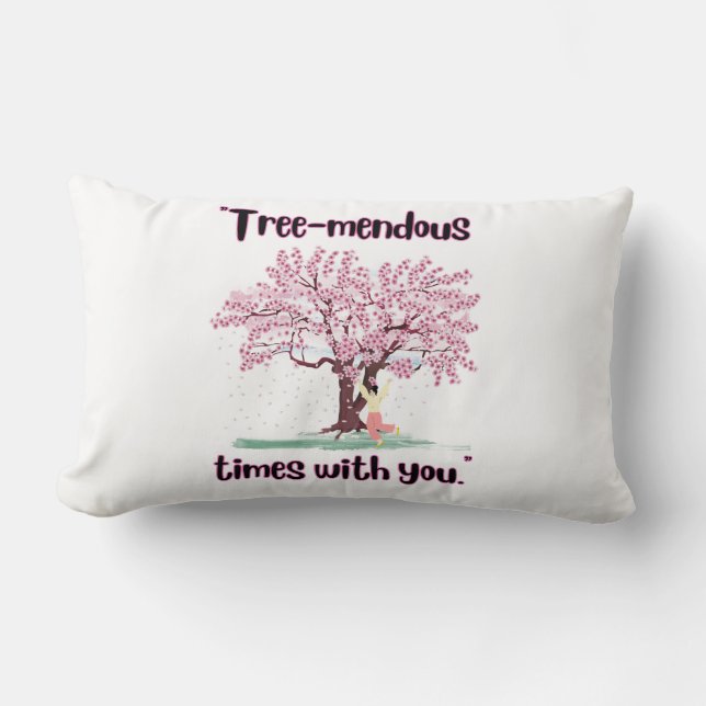 TRÄD MENDUS QUOTE LUMBARKUDDE (Framsida)