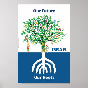 Träd Menorah Poster