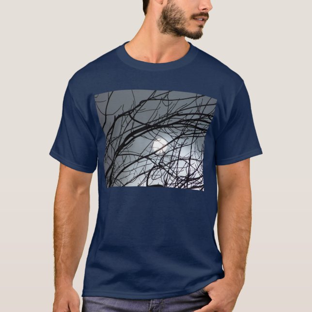 träd mot solskjortan t-shirt (Framsida)