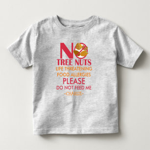 Träd Nöt Allergy Shirt, mata mig inte Tee