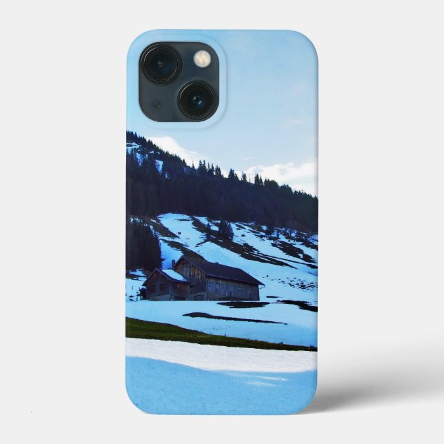 Träd och barrskogar i Spitzli backe (Baksida)