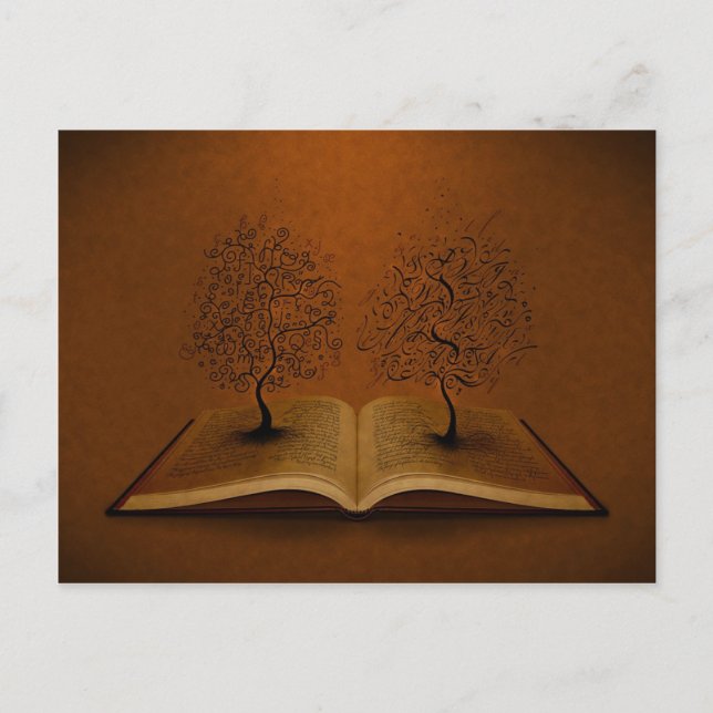 Träd och Bickham Träd Vykort (Framsida)