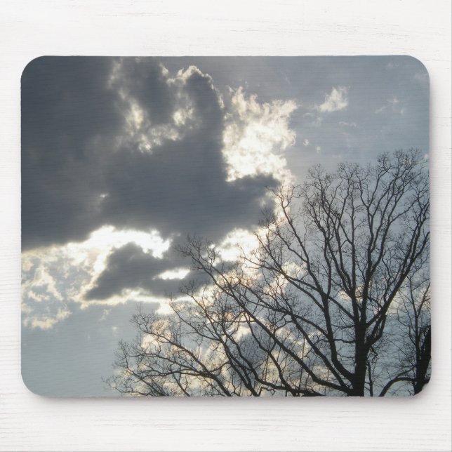 Träd och himmel Mousepad Musmatta (Framsidan)