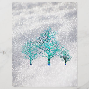Träd och Snö Crystals