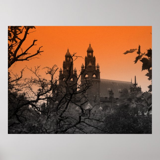Träd och Spires Poster (Framsidan)