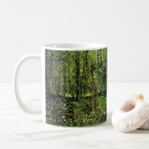 Träd och Undergrowth av Vincent van Gogh Kaffemugg