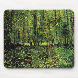 Träd och Undergrowth av Vincent van Gogh Musmatta
