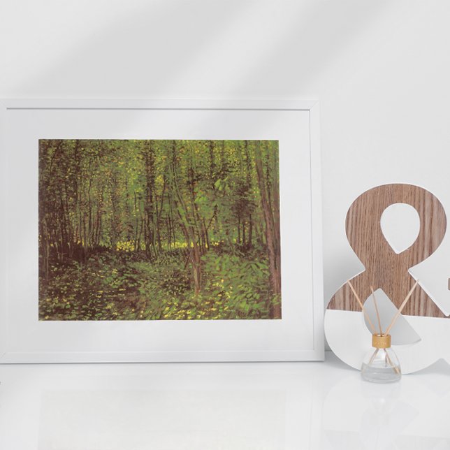Träd och Undergrowth av Vincent van Gogh Poster (Skapare uppladdad)
