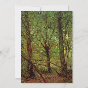 Träd och undervegetation av Vincent van Gogh