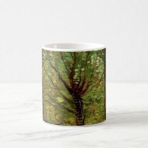 Träd och undervegetation av Vincent van Gogh Kaffemugg