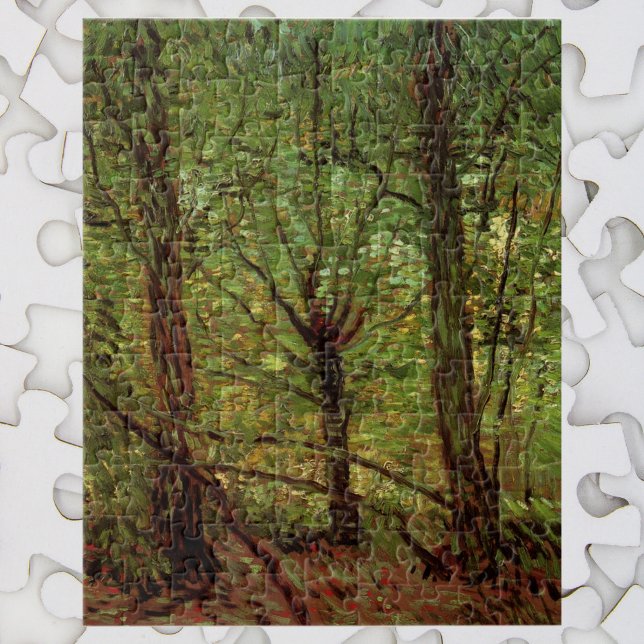 Träd och undervegetation av Vincent van Gogh Pussel (Skapare uppladdad)