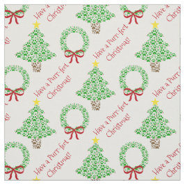 Träd och väderlek för Roligt med infusionsfack i j Tyg