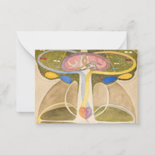 Träd of Knowledge by Hilma af Klint Anteckningskort