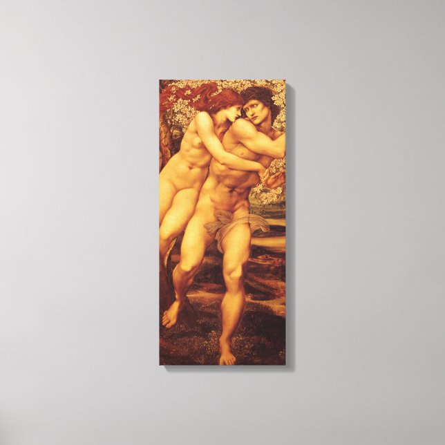 Träd om förlåtelse, Herr Edward Coley Burne-Jones Canvastryck (Framsida)