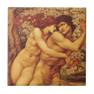 Träd om förlåtelse, Herr Edward Coley Burne-Jones Kakelplatta