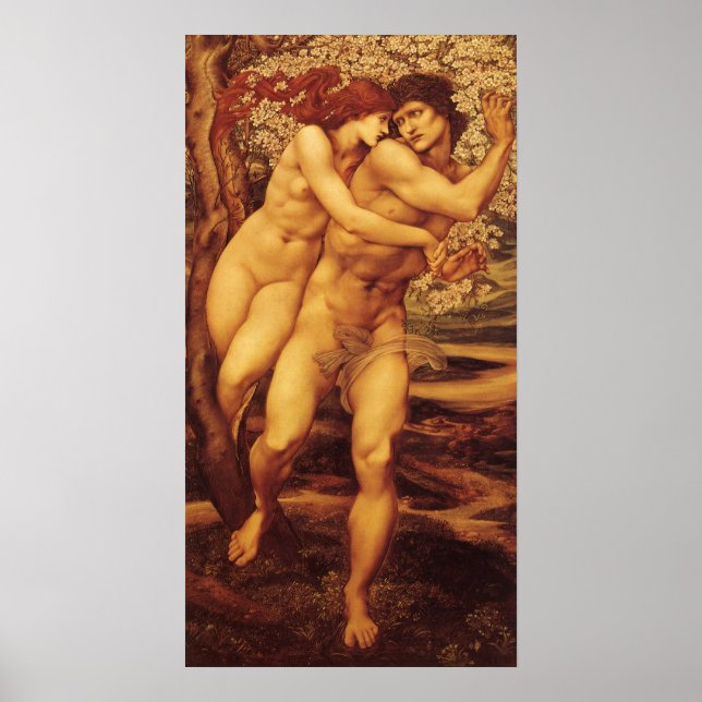 Träd om förlåtelse, Herr Edward Coley Burne-Jones Poster (Framsidan)