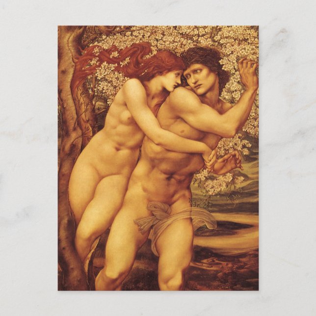 Träd om förlåtelse, Herr Edward Coley Burne-Jones Vykort (Framsida)