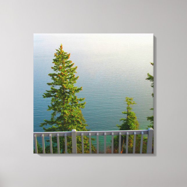 Träd Omslutet Canvas (Framsida)