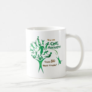 Träd One Ancestor Kaffemugg