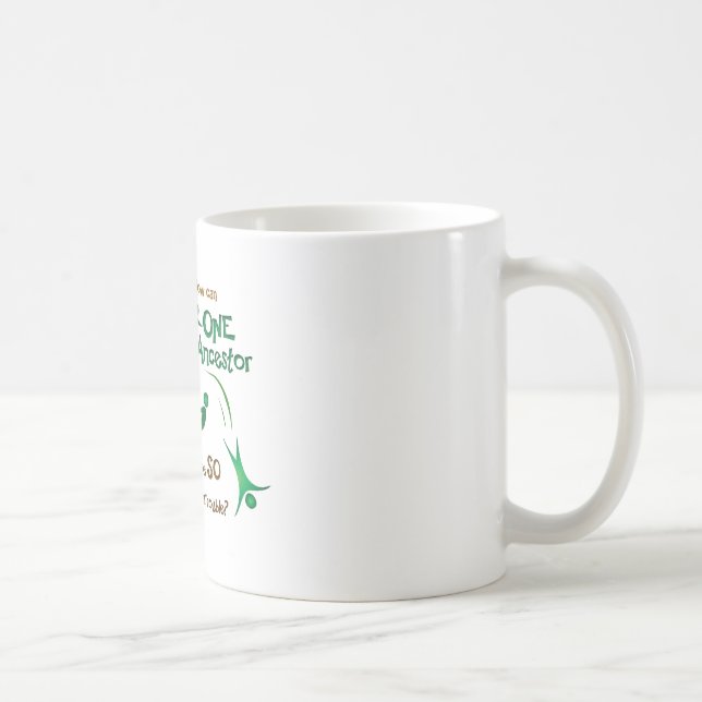 Träd One Ancestor Kaffemugg (Höger)