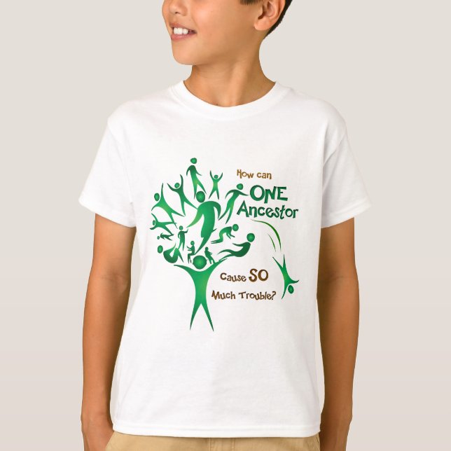 Träd One Ancestor T-shirt (Framsida)